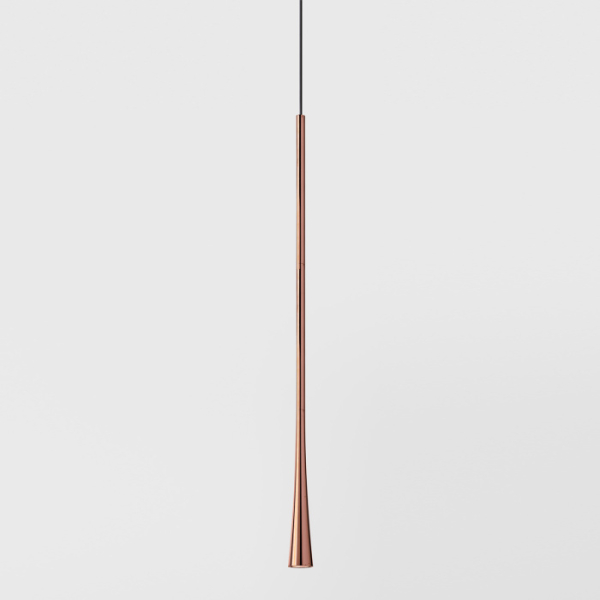 DAFNE SG/I Pendelleuchte (Einbau ⌀60mm), Farbe: Kupfer, 7W, 213lm, 3000k, Höhe max. 190cm, Nicht dimmbar