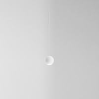 GUYA S/1 Pendelleuchte, Farbe: weiß, 8,5W, 410lm, 3000k,