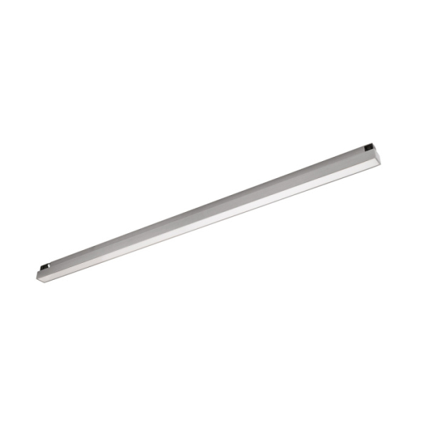 GFA LED Linear 30cm, 48V Schiene, Farbe: nickel, 12W, 700lm, 3000k, nicht dimmbar