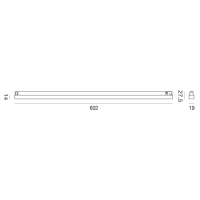 GFA LED Linear 60cm, 48V Schiene, Farbe: champagner, 24W,...