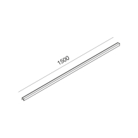 GBIN LED Schiene 1,5M, 48V Schiene, B19mm x H18mm, Farbe:...