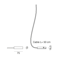 GBIN LED Schiene Stromeinspeisung für ext. Trafo...