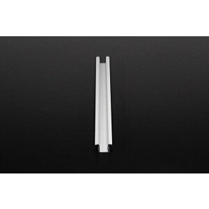 Profil, T-Profil hoch ET-02-10, 10 - 11,3 mm LED Stripes, Aluminium, Silber, Eloxiert, Tiefe: 4000 m