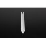 Profil, T-Profil hoch ET-02-10, 10 - 11,3 mm LED Stripes, Aluminium, Silber, Eloxiert, Tiefe: 4000 m