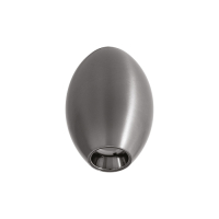 GSO152 Deckenaufbau- oder Pendelleuchte, Farbe: matt silber, 10W, 732lm, 3000k, nicht dimmbar, H110mm x ⌀75mm