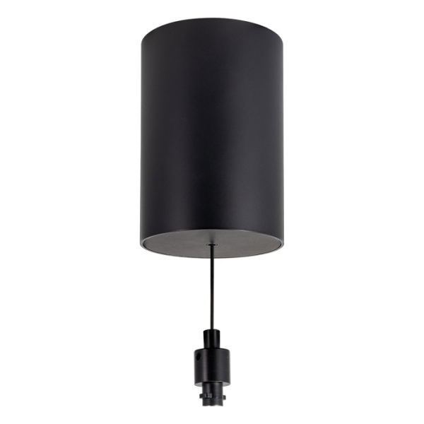 GKI150 Seilaufhängung aufputz ausziehbar, Farbe: schwarz, Höhe max. 200cm