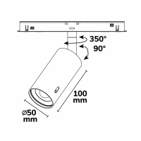 Track48 Strahler SELECT 8W UGR<19, 18°-50°,...