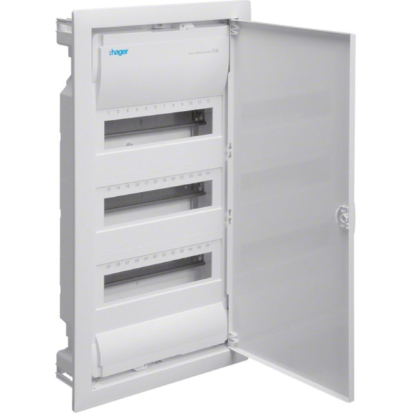 Kleinverteiler UP mit Tür 3x12TE Kst IP30 HAGER