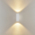 Wandaufbauleuchte - ShoreLine Pro Square Up+Down, 7,5 W, 3000/4000 K, DIM, weiß