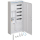 Komplettschrank, 1Z, Aufputz/Unterputz/teilversenkt, 1-stöckig, 2Feld, IP44, mit Sammelschiene 5p, 1100x550x205mm HAGER