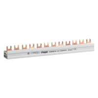 Phasenschiene 4ph 17,5mm 210mm 10qmm 63A Gabel HAGER