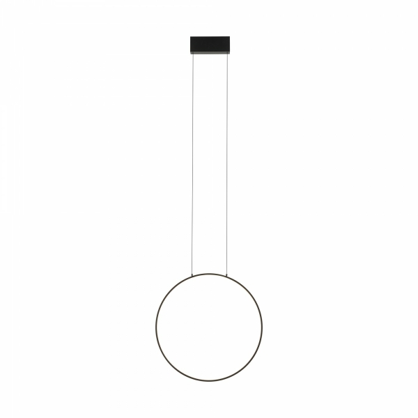 CIRCOLO LED S 3000K, 18W, 560lm, ⌀45cm, schwarz