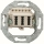 Anschlussdose, TAE 3x6 NFN, Unterputzmontage,	 reinweiß, RAL9010, Schraube, Kanaleinbau, Bodentank/Unterflurmontage, schrauben, TAE 3x6 NFN Up 0 rw RUTENBECK