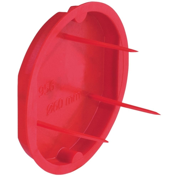 Signaldeckel, 50 Stück, Kunststoff, Halogenfrei, Ø60mm, Steckdeckel, rund, ESD 60r ELTROPA