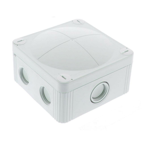Abzweigdose, IP66/IP67, 4qmm, 95x95x60mm, grau, Kunststoff, universal, Halogenfrei, EFAK 407 ELTROPA