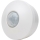 Präsenzmelder PM360-AP-12-M-1-ws, Erfassung Infrarot, Erfassungswinkel 360°, Montage Aufputz, Erfassungsreichweite bis 12m, 230VAC, 50Hz, 1 Kanal zum Schalten von Licht, Glühlampen: 2000W Hochvolt-Halogenlampen: 1000VA Leuchtstofflampen: 900VA (100µF) Ene