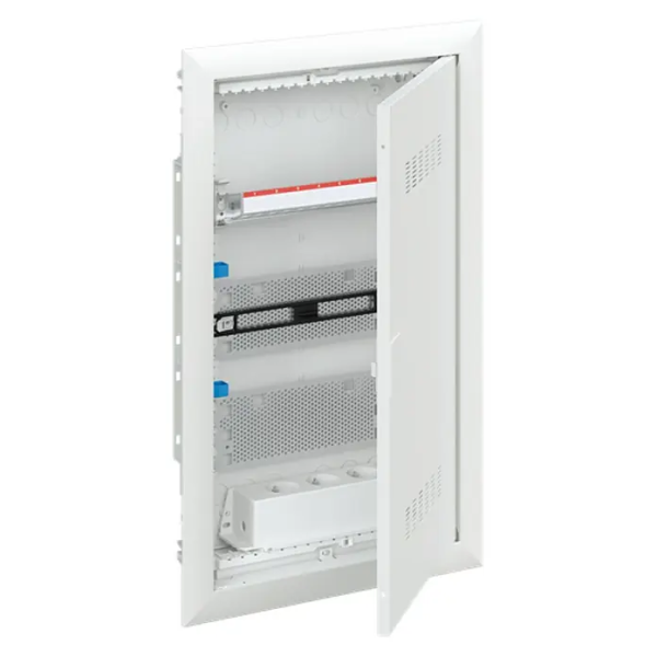 Striebel & John Multimediaverteiler UP 3x12TE m.Tür u.Patchpanel UK636MV