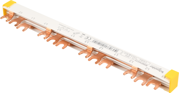 Schneider Electric R9XFH312 Phasenschiene Lichtgrau (RAL 7035) 63 A 500 V Leiter-Typ = L 1 St