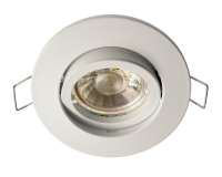 Einbaustrahler - Alioth Round, 1x max. 35 W MR16, Weiß