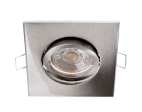 Einbaustrahler - Alioth Square, 1x max. 35 W MR16, Silber