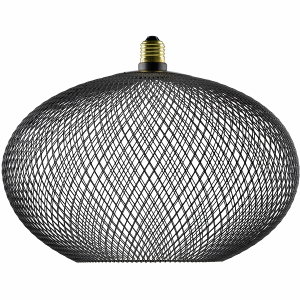 LED Floating Cage Oval 300 schwarz E27, 5W, 2200K