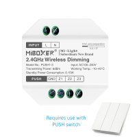 MiBoxer PUSH1-3 I 2.4GHz Wireless Dimming (3-Zone)