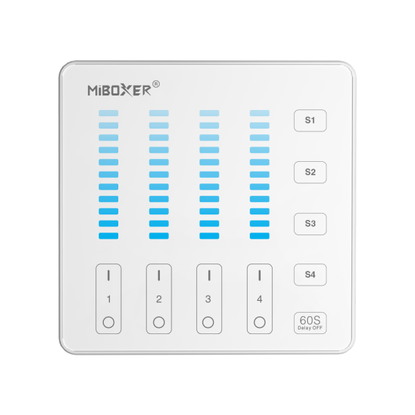 MiBoxer B5 4-Zonen Panel Fernbedienung I 2,4 GHz I IP20