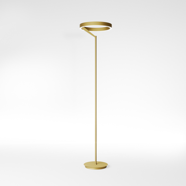 CRISEIDE PT 40W Stehleuchte gebürstetes gold