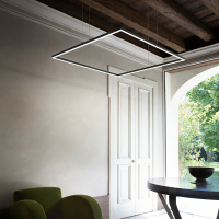 Sp d090 square 3000k on-off Pendelleuchte