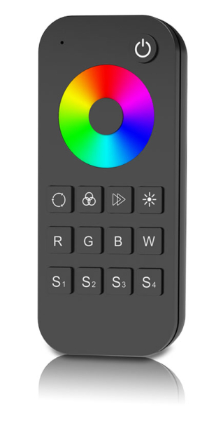 LED-Fernbedienung RT4 RGB/RGBW Remote schwarz