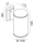 GES1005  Wandleuchte Rosstfarbig/braun