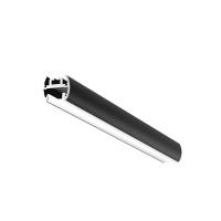 2m LED Alumiumprofil BAKU P schwarz