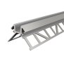 Profil, Fliesen-Profil Ecke außen EV-02-08, 8 - 9,3 mm LED Stripes, Aluminium, Silber, Eloxiert, Tie