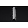 Profil, Fliesen-Profil Ecke außen EV-02-08, 8 - 9,3 mm LED Stripes, Aluminium, Silber, Eloxiert, Tie