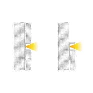 Profil, Fliesen-Profil EL-03-12, 12 - 13,3 mm LED Stripes, Aluminium, Silber, Eloxiert, Tiefe: 1250