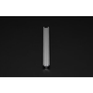 Profil, Eck-Profil EV-04-12, 12 - 13,3 mm LED Stripes, Aluminium, Silber, Eloxiert, Tiefe: 2000 mm,