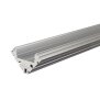 Profil, Eck-Profil EV-04-12, 12 - 13,3 mm LED Stripes, Aluminium, Silber, Eloxiert, Tiefe: 2000 mm,