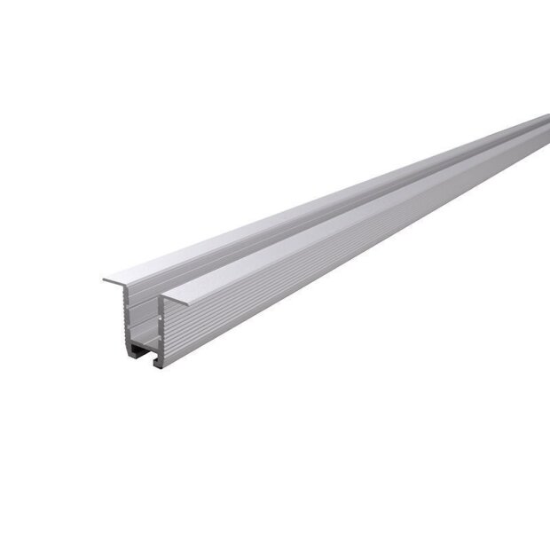 Profil, Trockenbau-Profil, Wand-Decke ET-03-10, 12mm LED Stripes, Aluminium, Silber, Eloxiert, Tiefe