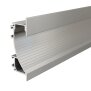 Profil, Trockenbau-Profil, Wandvoute EL-02-12, 14mm LED Stripes, Aluminium, Silber, Eloxiert, Tiefe: