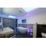 Profil, IP-Profil, T-flach ET-05-12, 12 - 13,3 mm LED Stripes, Aluminium, Silber, Eloxiert, Tiefe: 3