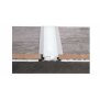 Profil, IP-Profil, T-flach ET-05-12, 12 - 13,3 mm LED Stripes, Aluminium, Silber, Eloxiert, Tiefe: 3