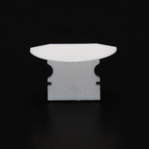 Profil Endkappe, Endkappe P-ET-02-08 Set 2 Stk, Kunststoff, Weiß, Tiefe: 23 mm, Breite: 16 mm, Höhe: