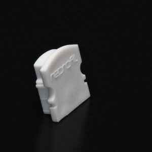 Profil Endkappe, Endkappe F-AU-02-10 Set 2 Stk, Kunststoff, Weiß, Tiefe: 16 mm, Breite: 6 mm, Höhe: