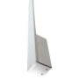 Wandaufbauleuchte, Larga 910 mm, 9 W, 3000 K, Silber, 100-277 V/AC