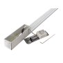 Wandaufbauleuchte, Larga 910 mm, 9 W, 3000 K, Silber, 100-277 V/AC