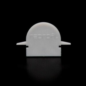 Profil Endkappe, Endkappe R-ET-01-10 Set 2 Stk, Kunststoff, Grau, Tiefe: 25 mm, Breite: 6 mm, Höhe: