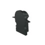 Profil Endkappe, Endkappe R-ET-02-08 Set 2 Stk, Kunststoff, Schwarz, Tiefe: 23 mm, Breite: 6 mm, Höh