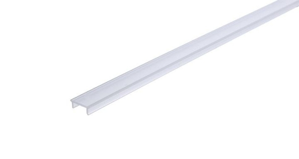 Deko-Light, Profil Abdeckung, Abdeckung P-01-08, Kunststoff, Teiltransparent 75% Transmission, Tiefe