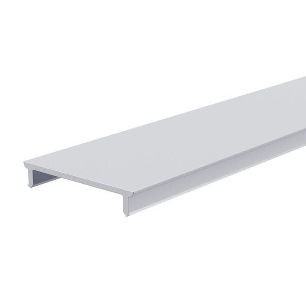 Deko-Light, Profil Abdeckung, Abdeckung P-01-20, PMMA, Satiniert 40% Transmission, Tiefe: 3000 mm