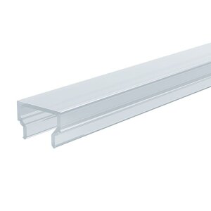 Deko-Light, Profil Abdeckung, Abdeckung H-01-08, Kunststoff, Teiltransparent 75% Transmission, Tiefe